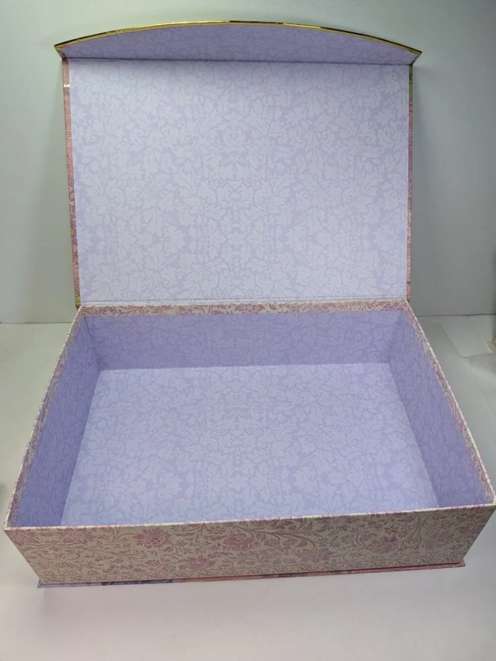 Susan Winget Botanical Gift Box Lot 3pc Lavender Book Hydrangea Peony